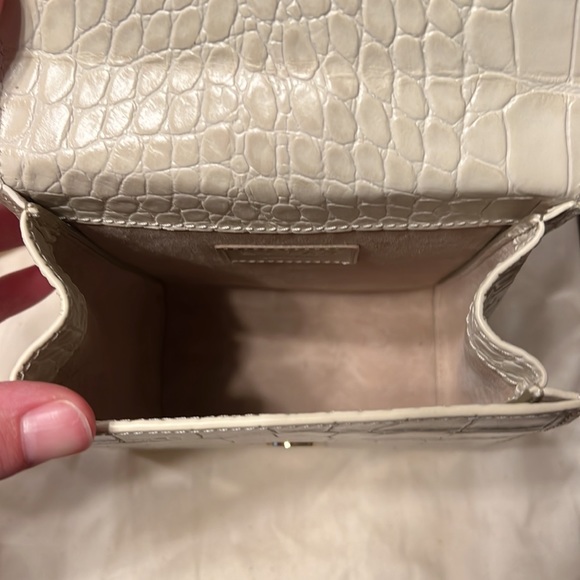 By Far Croc Embossed Leather Ball Bag - Picture 4 of 13